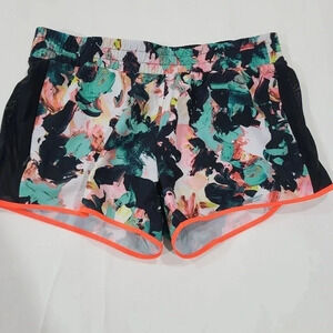 Fabletics Women's Running Shorts Athletic Floral Lined Built in‎ Liner Sz Small